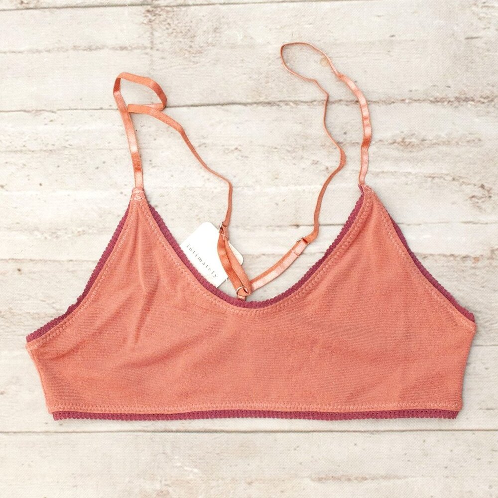 NWT Free People Hide and Seek Bralette in Bisque size M